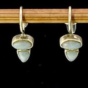 AMU Moonstone & Sterling Dangles